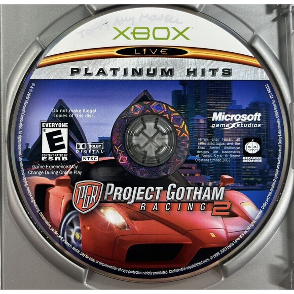 Project Gotham Racing 2 Platinum Hits Microsoft Xbox Complete with Manual Tested - Picture 4 of 9